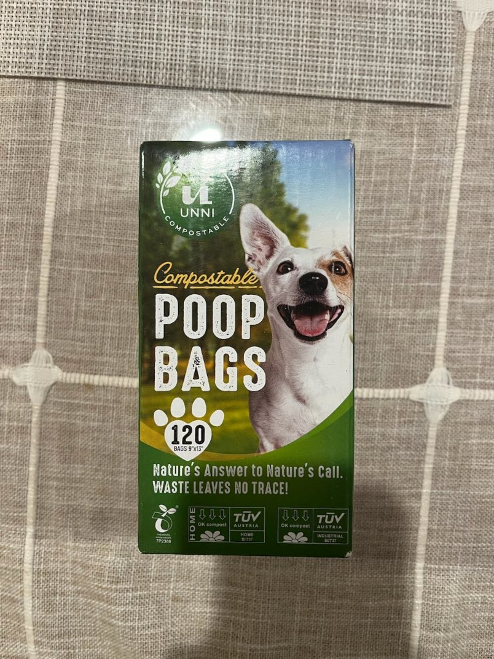 UNNI Dog Poop Bags, Extra Thick Pet Waste Bags, 120 Count, 8 Refill Rolls, 9x13
